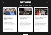 dirty coin is a black and white website with pictures of people